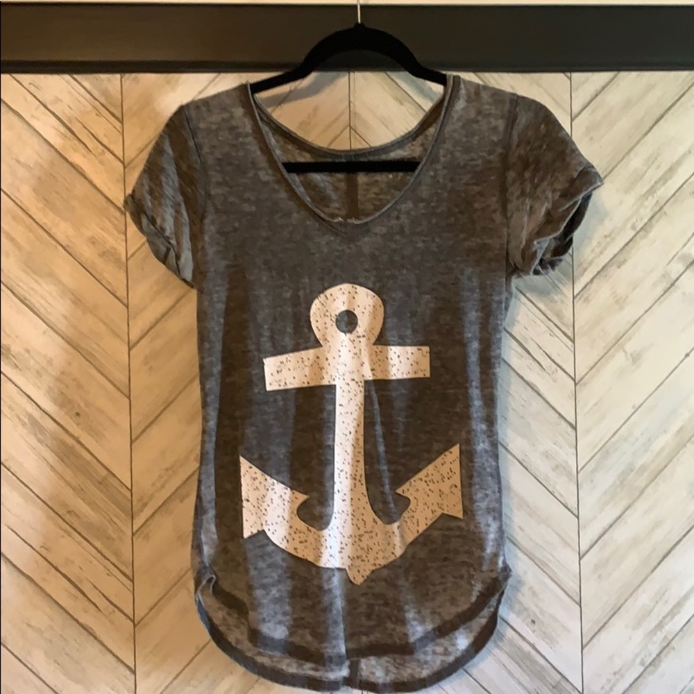 Grey Anchor T-Shirt